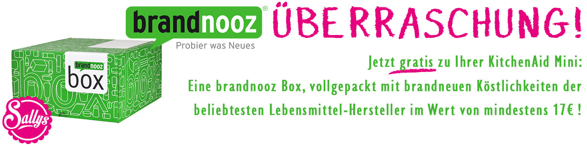 Küchenmaschine KitchenAid Mini jetzt mit gratis brandnooz Box