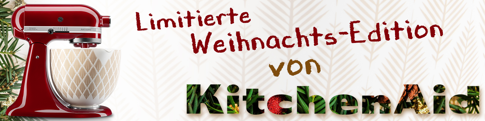 Weihnachtsedition KitchenAid Grenadine Limited Edition Küchenmaschine