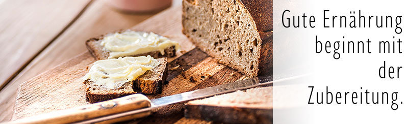 Frisches Brot mit der Getreidemühle für die KitchenAid Küchenmaschine