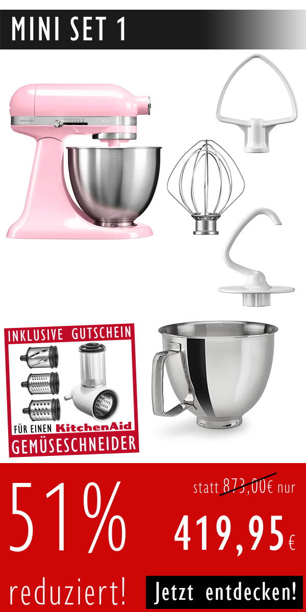  KitchenAid  Set  Mini  3 3 Liter K chenmaschine