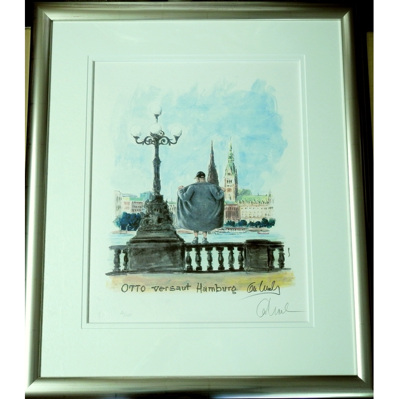 Otto Waalkes Original Farblithografie \