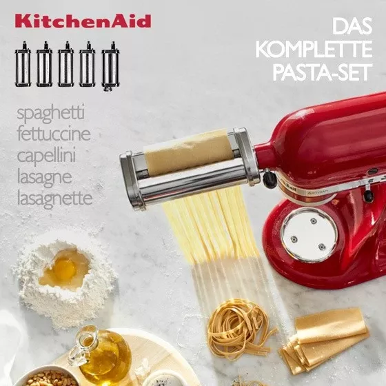 5 teiliges KitchenAid Pasta-Roller Set