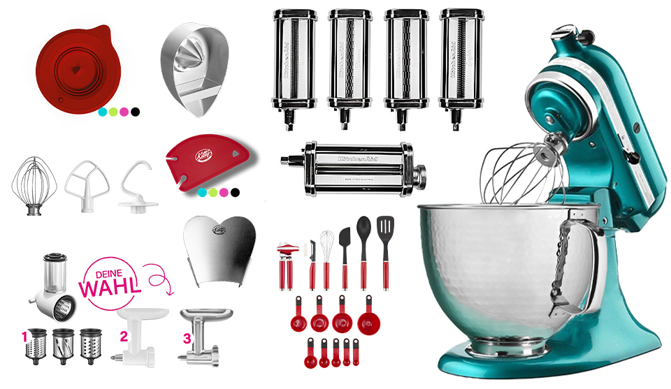 KitchenAid Petrol Spar Paket Pasta Deluxe