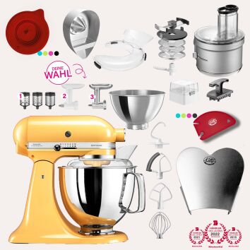 KitchenAid Artisan 4,8 Liter KSM175 Sallys Spar-Set mit...