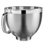 KitchenAid Artisan 4,8 Liter KSM185 Sallys Spar-Set mit Food Processor & Fleischwolf - MEDAILLON SILBER