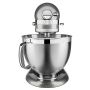 KitchenAid Artisan 4,8 Liter KSM185 Sallys Spar-Set mit Food Processor & Fleischwolf - MEDAILLON SILBER