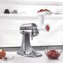 KitchenAid Artisan 4,8 Liter KSM175 Spar-Set mit Sieb mit digitaler Waage, Fleischwolf - KONTUR SILBER