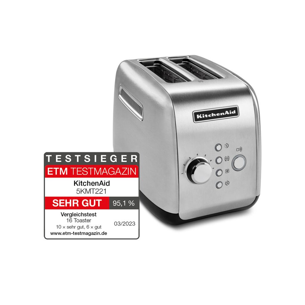 ❤ KitchenAid 2-Scheiben Toaster Edelstahl