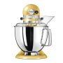 KitchenAid Artisan 4,8 Liter KSM175 Spar-Set Pasta Deluxe mit 5-teiligem Nudelwalzen-Set, Fleischwolf - PASTELLGELB