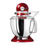 KitchenAid Artisan 4,8 Liter KSM175 Spar-Set Pasta Deluxe mit 5-teiligem Nudelwalzen-Set, Fleischwolf - LIEBESAPFEL ROT