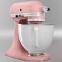 KitchenAid Artisan 4,8 Liter Limited Edition Spar-Set mit Sieb mit digitaler Waage, Fleischwolf - ROSE WHITE