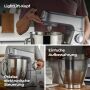 Kenwood Küchenmaschine Titanium Chef Baker XL Silber KVL85.224SI - Spar-Set Profi-Entsafter