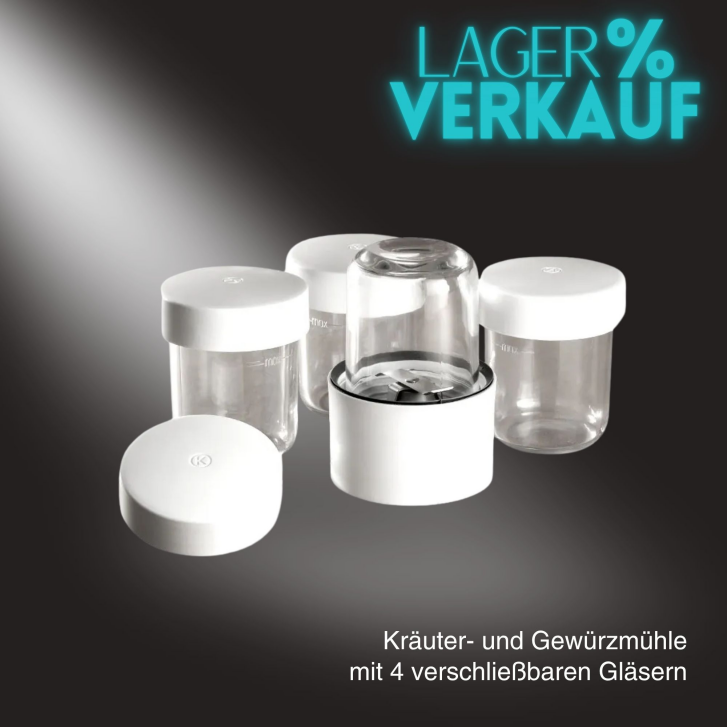 AT 320 - Kräuter- und Gewürzmühle mit 4 verschließbaren...