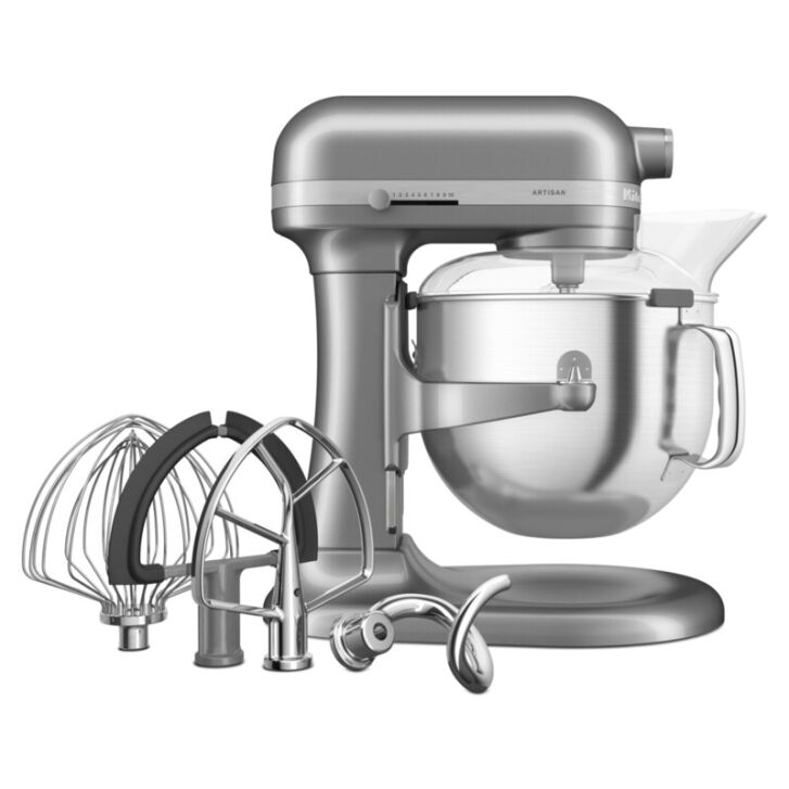 KitchenAid Artisan 6,6 Liter - Kontur Silber