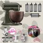 DESIGN EDITION: KitchenAid Artisan 4,7 Liter Spar-Set Pasta Deluxe mit 5-teiligem Nudelwalzen-Set, Fleischwolf - EVERGREEN