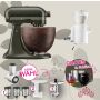 DESIGN EDITION: KitchenAid Artisan 4,7 Liter Spar-Set mit Sieb mit digitaler Waage, Fleischwolf  - EVERGREEN