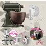 DESIGN EDITION: KitchenAid Artisan 4,7 Liter Spar-Set Pasta Pasta mit Röhrennudelvorsatz, Fleischwolf - EVERGREEN