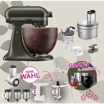 DESIGN EDITION: KitchenAid Artisan 4,7 Liter Spar-Set mit...