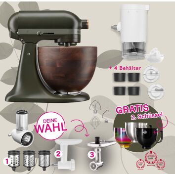 DESIGN EDITION: KitchenAid Artisan 4,7 Liter Spar-Set mit...