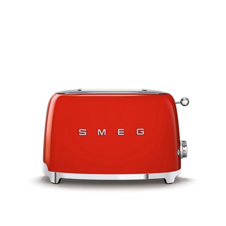 SMEG 2-Schlitz Toaster TSF01RDEU Rot 50s Retro-Style