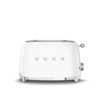 SMEG 2-Schlitz Toaster TSF01WHEU Weiß 50s Retro-Style