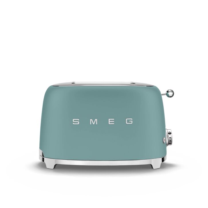 SMEG 2-Schlitz Toaster TSF01EGMEU Emerald Green-Matt 50s Retro-Style