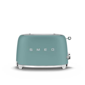 SMEG 2-Schlitz Toaster TSF01EGMEU Emerald Green-Matt 50s...