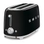 SMEG 2-Schlitz Toaster TSF02BLEU Schwarz 50s Retro-Style