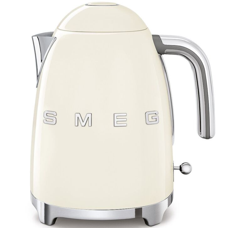 SMEG Wasserkocher KLF03CREU mit 1,7 L Fassungsvermögen - Creme 50s Retro-Style