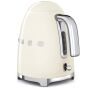 SMEG Wasserkocher KLF03CREU mit 1,7 L Fassungsvermögen - Creme 50s Retro-Style