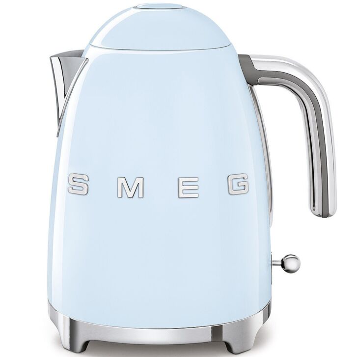 SMEG Wasserkocher KLF03PBEU mit 1,7 L Fassungsvermögen - Pastellblau 50s Retro-Style