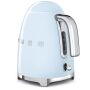 SMEG Wasserkocher KLF03PBEU mit 1,7 L Fassungsvermögen - Pastellblau 50s Retro-Style