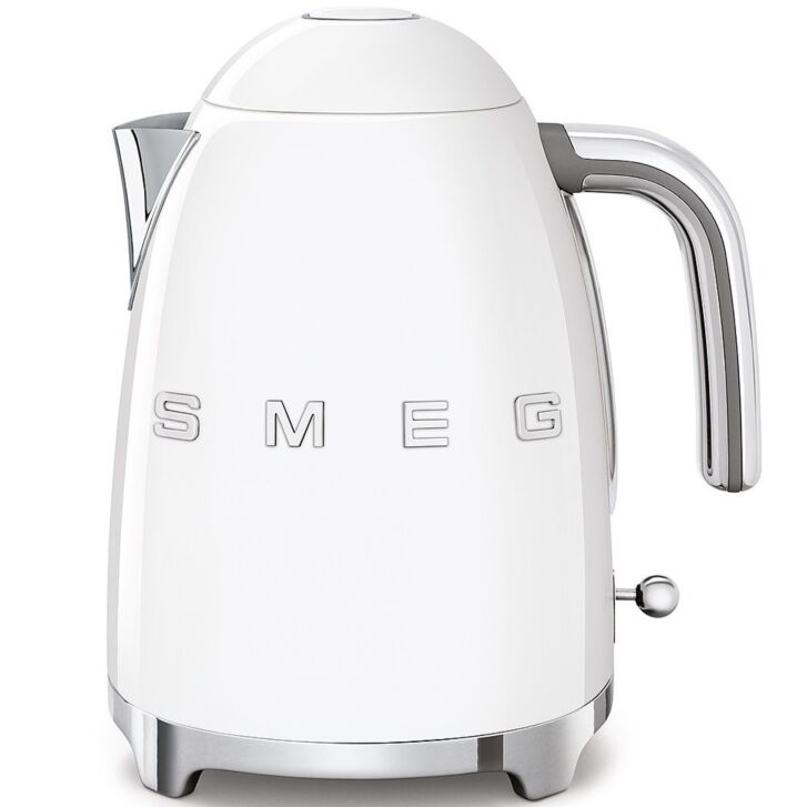 SMEG Wasserkocher KLF03WHEU mit 1,7 L Fassungsvermögen - Weiß 50s Retro-Style