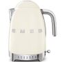 SMEG Wasserkocher 1,7 L mit einstellbarer Temperaturregelung KLF04CREU - Creme