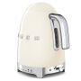 SMEG Wasserkocher 1,7 L mit einstellbarer Temperaturregelung KLF04CREU - Creme