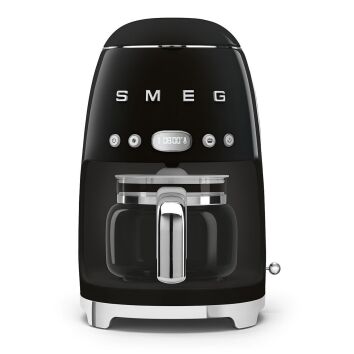 SMEG Kaffeemaschine DCF02BLEU Schwarz 50s Retro-Style