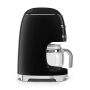 SMEG Kaffeemaschine DCF02BLEU Schwarz 50s Retro-Style