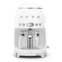 SMEG Kaffeemaschine DCF02WHEU Weiß 50s Retro-Style