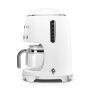 SMEG Kaffeemaschine DCF02WHEU Weiß 50s Retro-Style