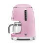 SMEG Kaffeemaschine DCF02PKEU Cadillac Pink 50s Retro-Style