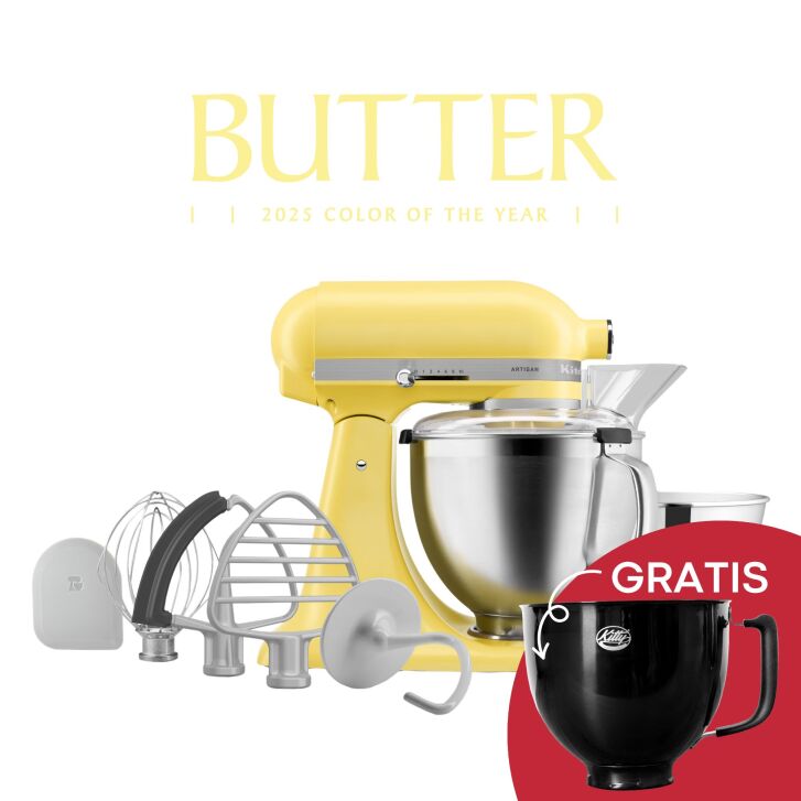 KitchenAid Artisan 4,7 Liter Küchenmaschine 5KSM195PSEBT - YELLOW BUTTER