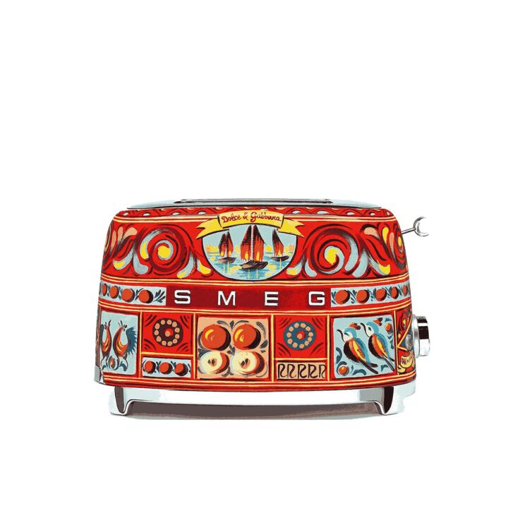 SMEG 2-Schlitz Toaster TSF01DGEU Dolce&Gabbana Sicily is my Love