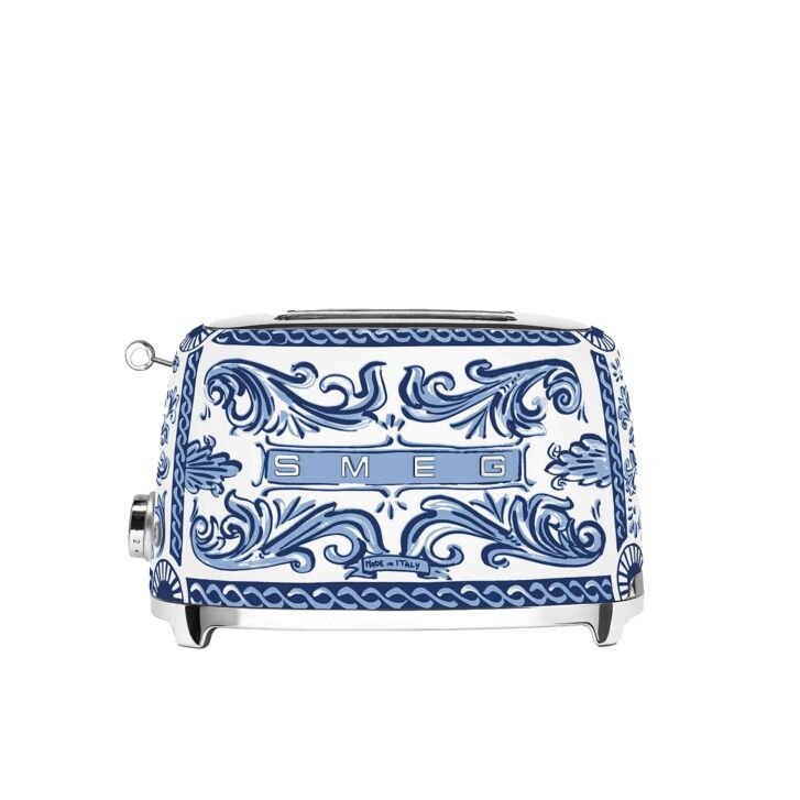 SMEG 2-Schlitz Toaster TSF01DGBEU Dolce&Gabbana Blu Mediterraneo