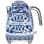 SMEG Wasserkocher KLF03DGBEU mit 1,7 L Fassungsvermögen Dolce&Gabbana Blu Mediterraneo